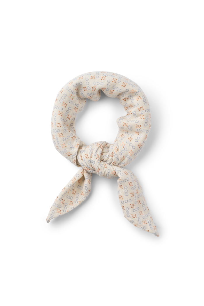 Basic Apparel Ember Scarf GOTS Scarfs 678 Birch / Amber Brown / Blue Horizon